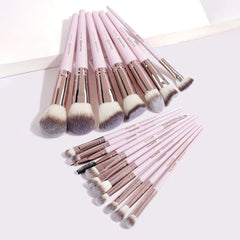 MAANGE 18Pcs Makeup Brush Set + 1 Brush Egg + 1 Velvet Pouch Makeup Tools - XOXO cosmetics