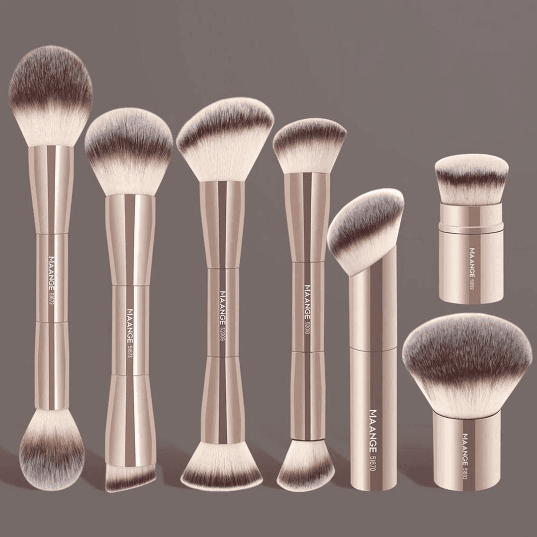 MAANGE 20Pcs Professional Makeup Brushes + 1pc Powder Puff Makeup Tools - XOXO cosmetics