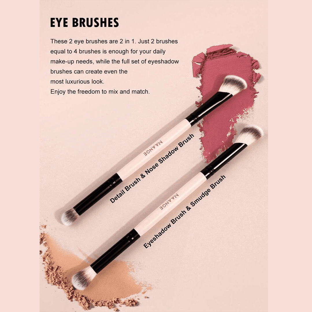 MAANGE 4Pcs Makeup Brush Set - Style7 Makeup Tools - XOXO cosmetics