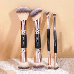 MAANGE 4pcs Double Headed Dual Use Makeup Brush Set Makeup Tools - XOXO cosmetics