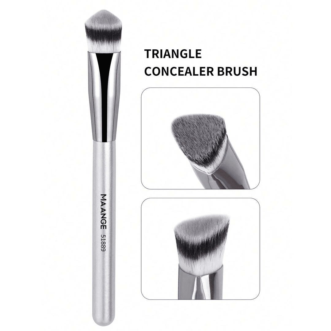 MAANGE 4pcs Dual-Ended Soft Natural Synthetic Makeup Brush Set Makeup Tools - XOXO cosmetics