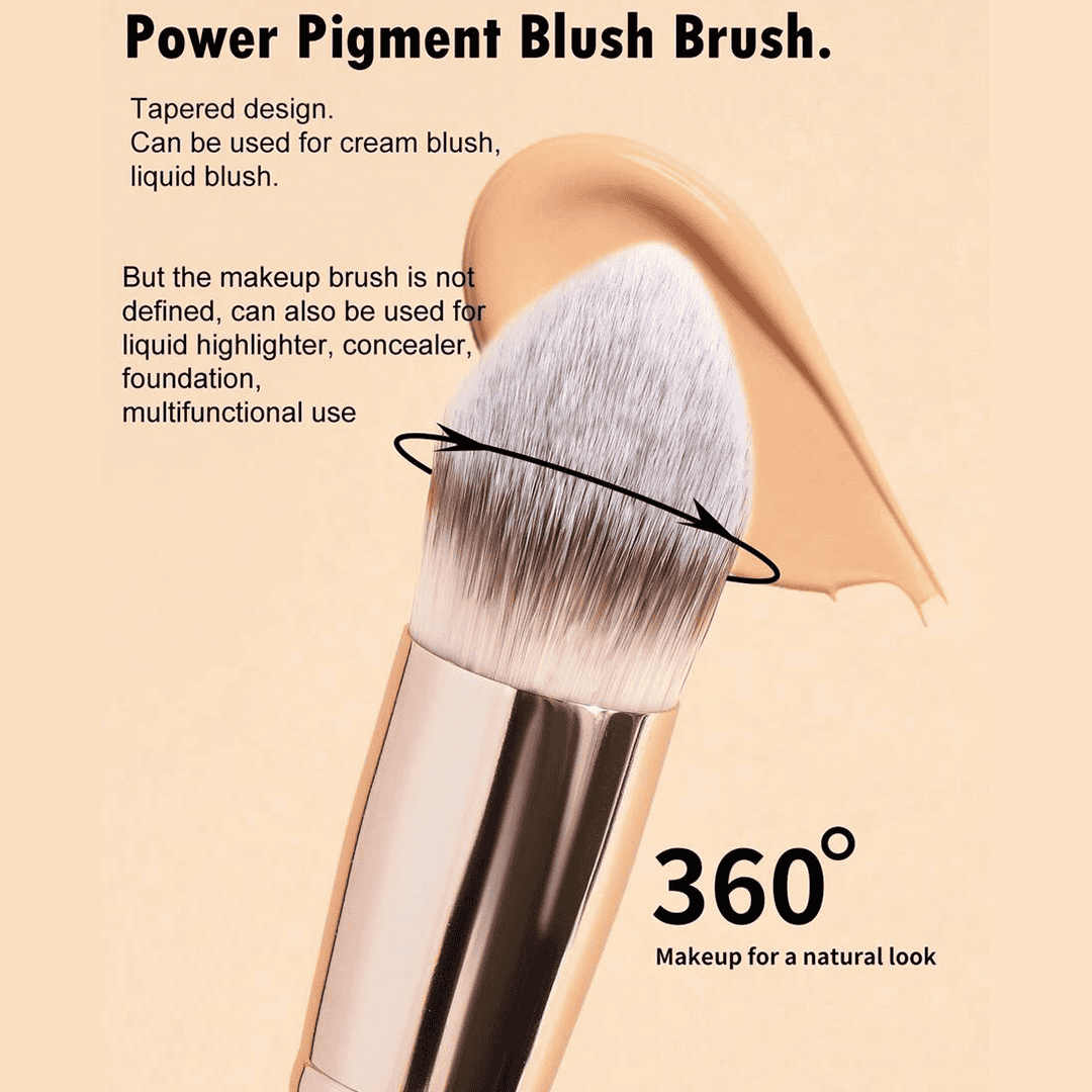 MAANGE 4pcs Dual-Ended Soft Natural Synthetic Makeup Brush Set White Makeup Tools - XOXO cosmetics