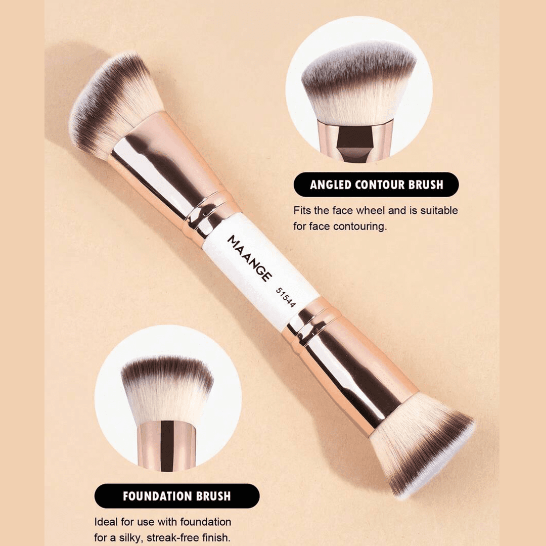 MAANGE 5Pcs Professional Facial Double-Ended Makeup Brush Set - Style 4 Makeup Tools - XOXO cosmetics