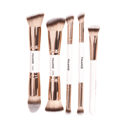 MAANGE 5Pcs Professional Facial Double-Ended Makeup Brush Set - Style 4 Makeup Tools - XOXO cosmetics