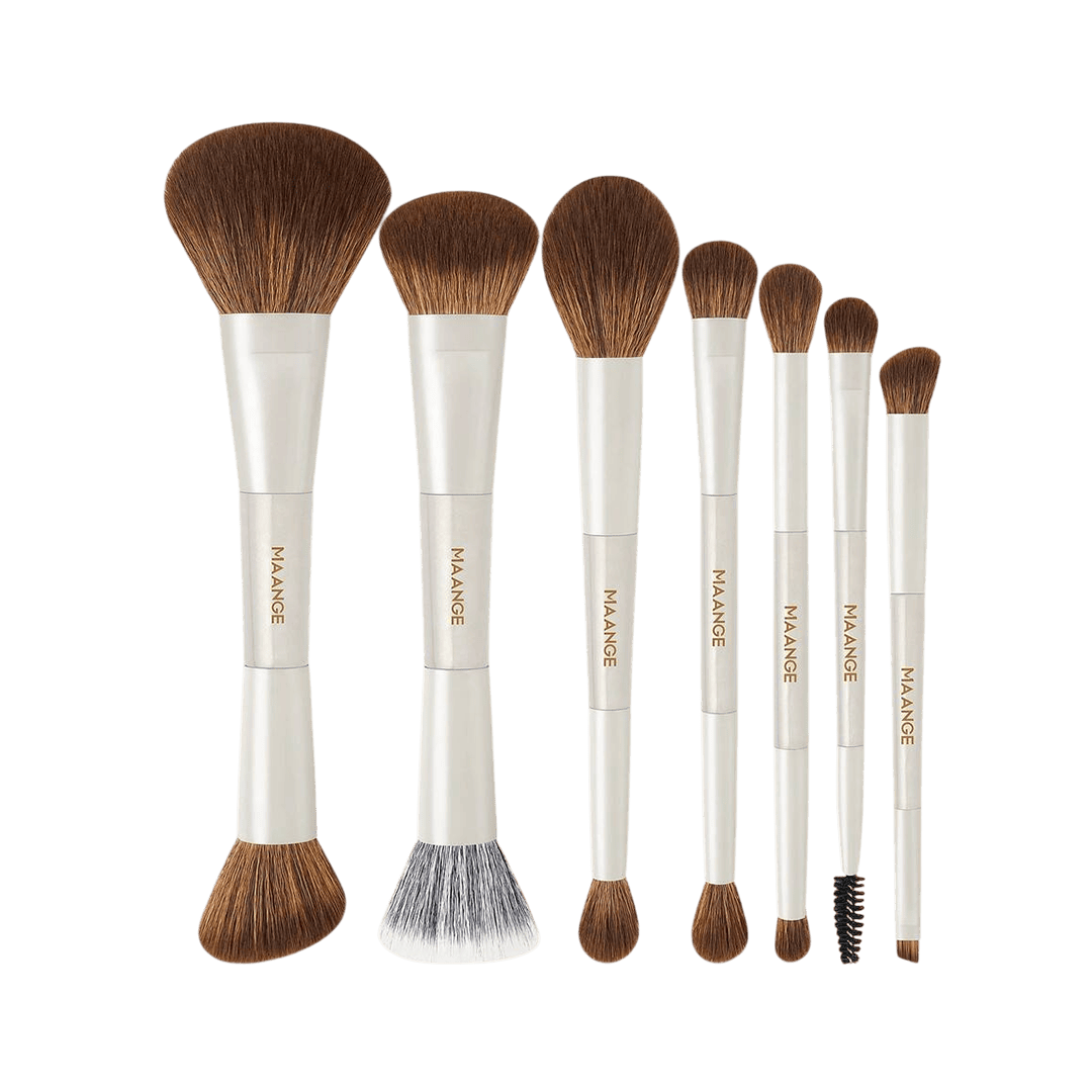 MAANGE 7Pcs Soft Dual-Ended Multi-Functional Makeup Brush Set Makeup Tools - XOXO cosmetics
