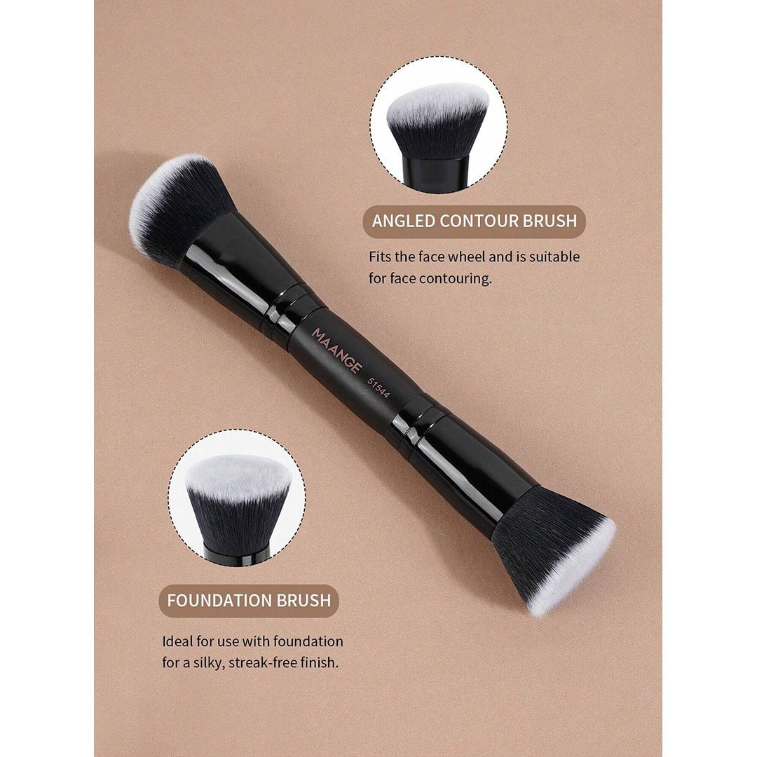 MAANGE 7pcs Professional Aluminum Dual-Ended Makeup Brush Set Makeup Tools - XOXO cosmetics