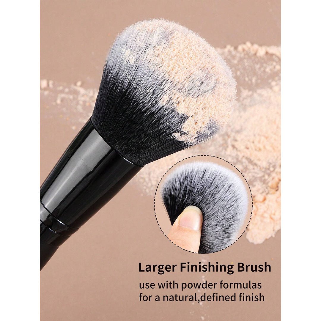 MAANGE 7pcs Professional Aluminum Dual-Ended Makeup Brush Set Makeup Tools - XOXO cosmetics