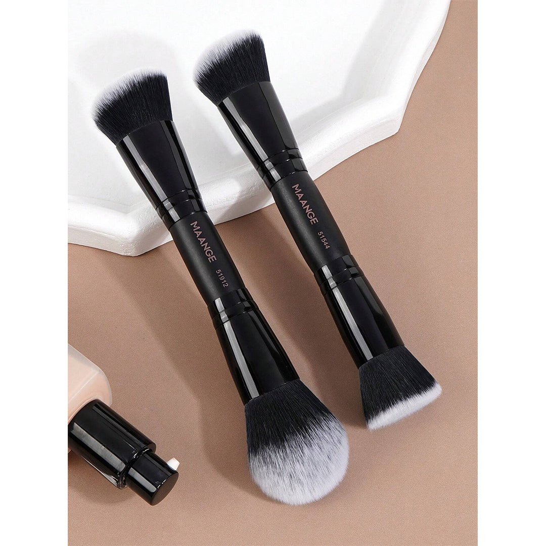 MAANGE 7pcs Professional Aluminum Dual-Ended Makeup Brush Set Makeup Tools - XOXO cosmetics