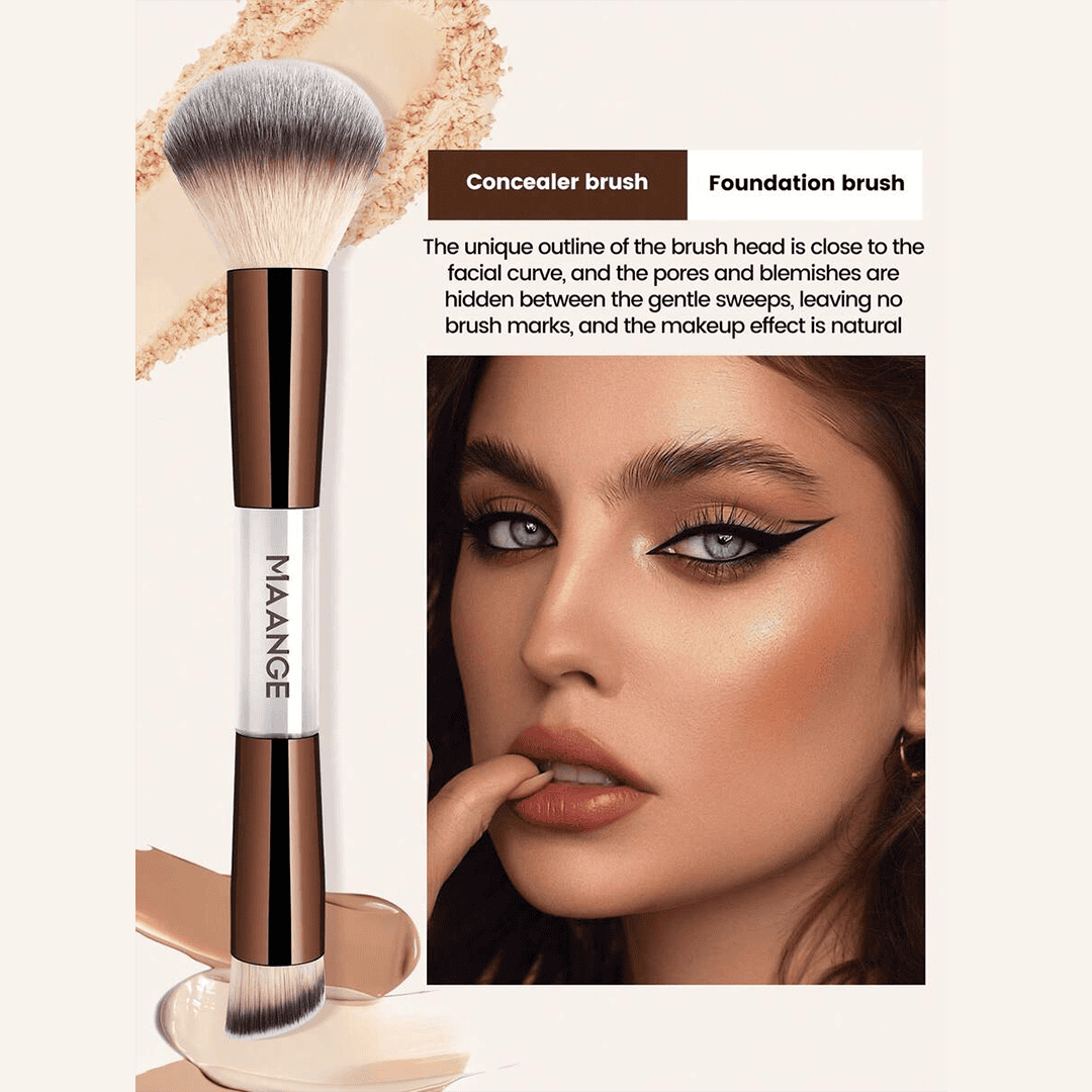 MAANGE 7pcs Professional Dual-Ended Makeup Brush Set Makeup Tools - XOXO cosmetics