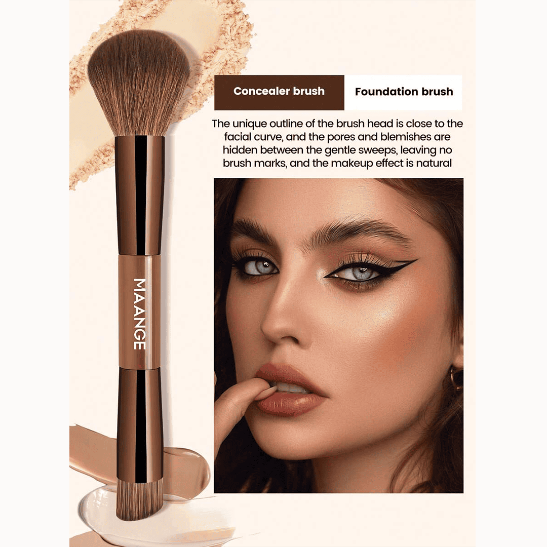MAANGE 7pcs Soft Dual-Ended Multi-Functional Makeup Brush Set Makeup Tools - XOXO cosmetics
