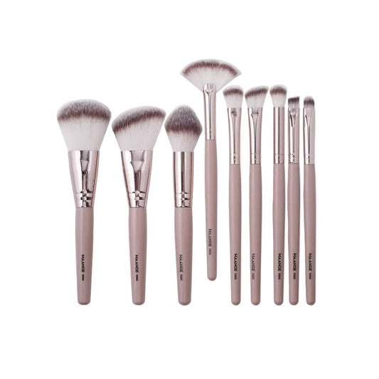 MAANGE 9pcs Makeup Brush Set - Dusty Pink Makeup Tools - XOXO cosmetics