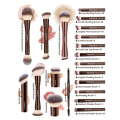 MAANGE Professional Makeup Brush Set - 20pcs Makeup Tools - XOXO cosmetics