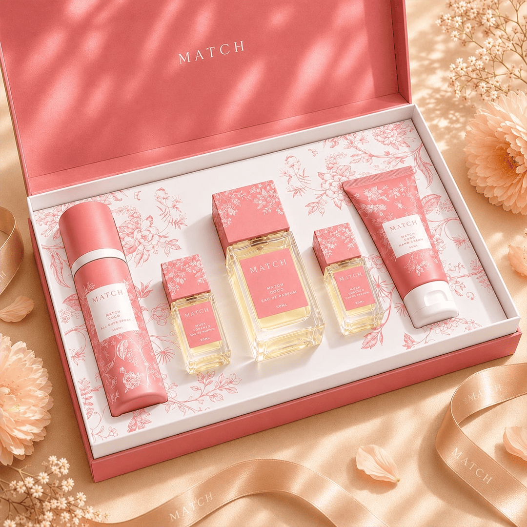 MATCH Pink Collection Gift Set - XOXO cosmetics