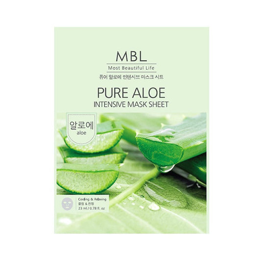 MBL Pure Aloe Intensive Mask Sheet Face Mask - XOXO cosmetics