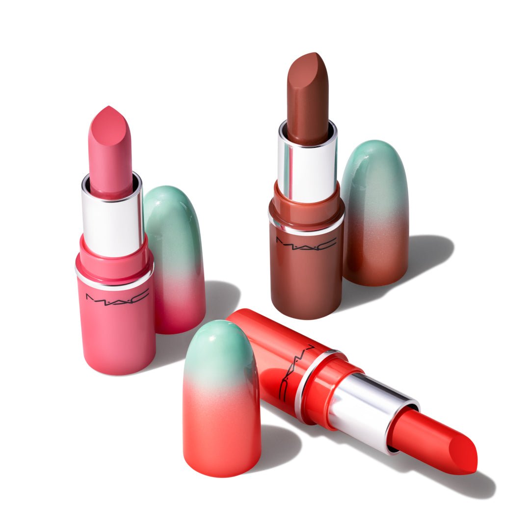 Mac Wildest Gleams Mini Lustreglass Lip Trio Lip Set - XOXO cosmetics