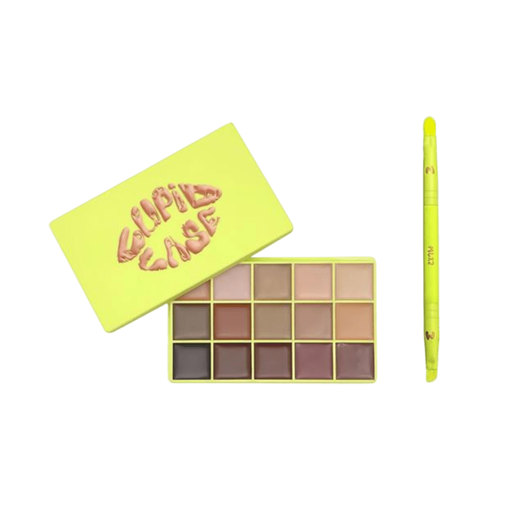 Made By Mitchell Cupid Case And Mlx2 Brush Lip Palette Muted Nudes Lip Kit - XOXO cosmetics