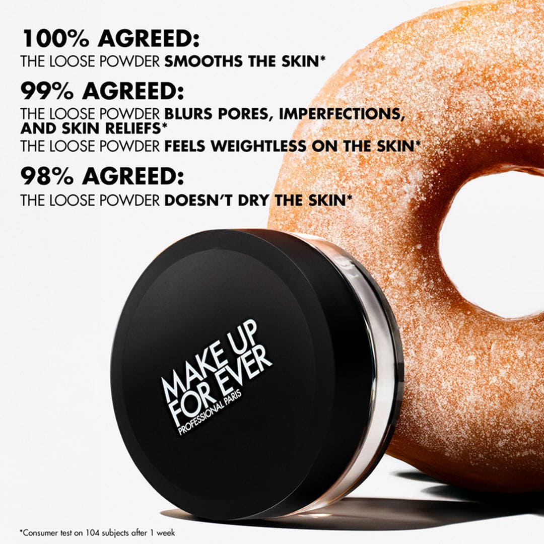 Makeup Forever HD Skin Perfecting Mini Loose Powder - 0.1 Translucent - 3.9gm Powder - XOXO cosmetics