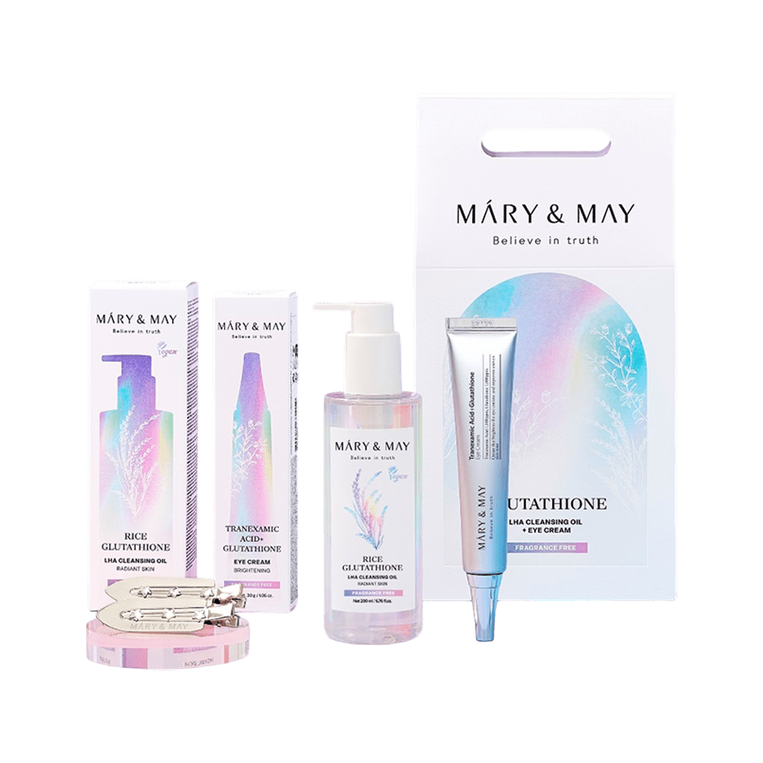 Mary & May Believe In Truth Glutathione LHA Cleansing Oil + Eye Cream Eye Care - XOXO cosmetics
