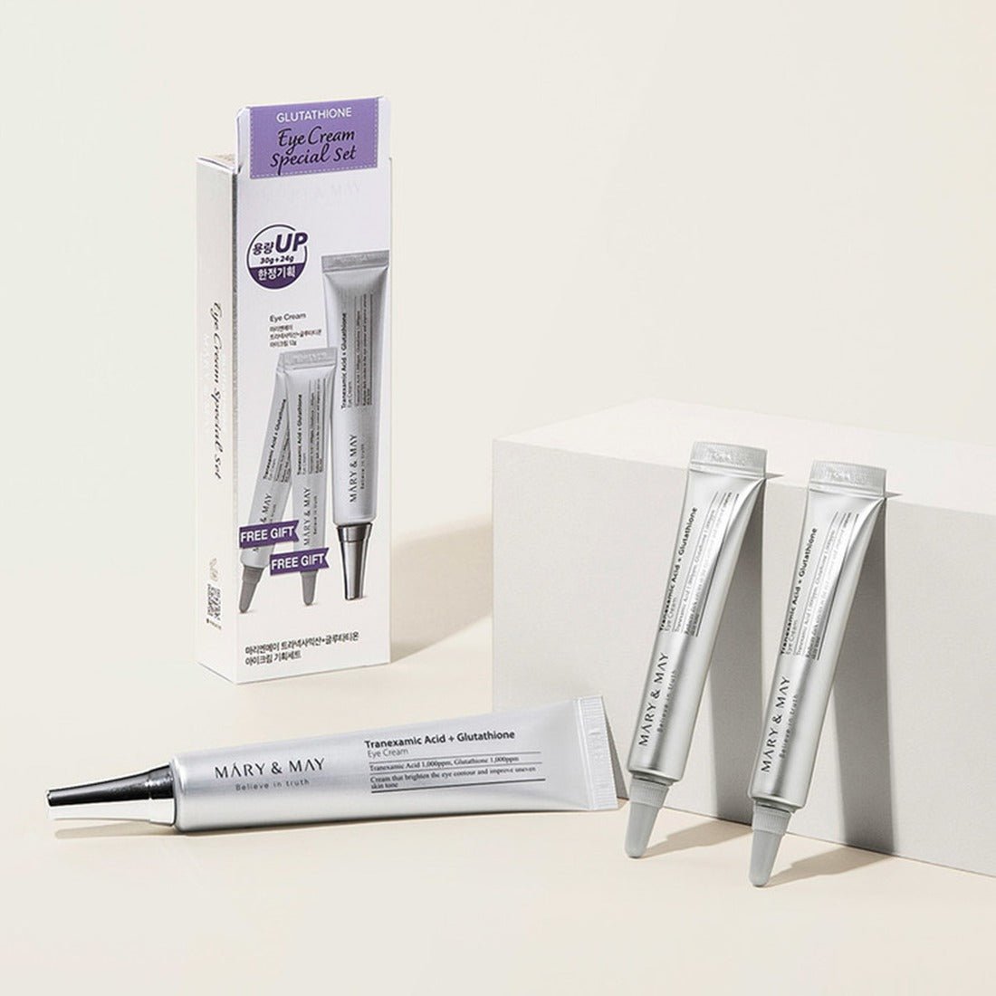 Mary & May Glutathione Eye Cream Special Set Eye Care - XOXO cosmetics