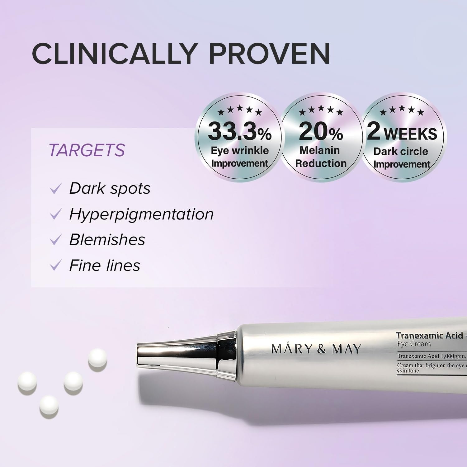 Mary & May Glutathione Eye Cream Special Set Eye Care - XOXO cosmetics