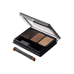 Maybelline Brow 3D Brow and Nose Pallette - Dark Brown Eyebrow - XOXO cosmetics