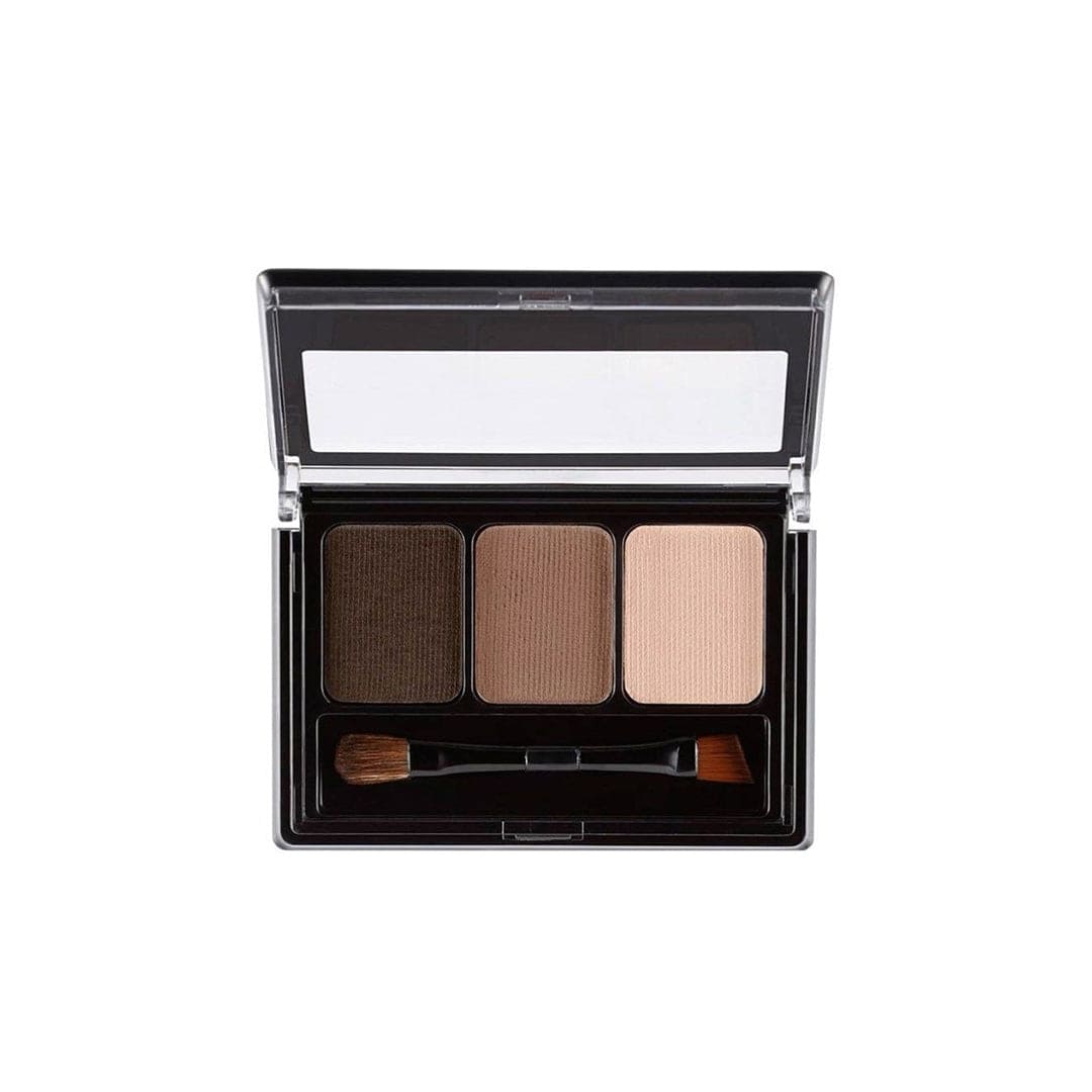 Maybelline Brow 3D Brow and Nose Pallette - Dark Brown Eyebrow - XOXO cosmetics