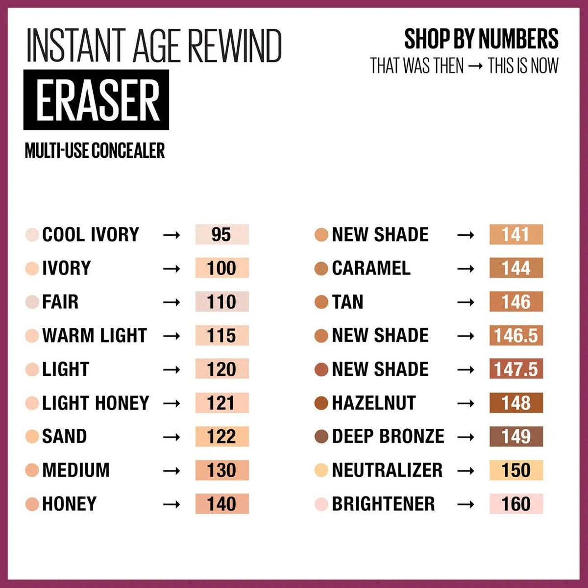 Maybelline Instant Age Rewind Eraser Dark Circles Treatment Concealer Concealer - XOXO cosmetics