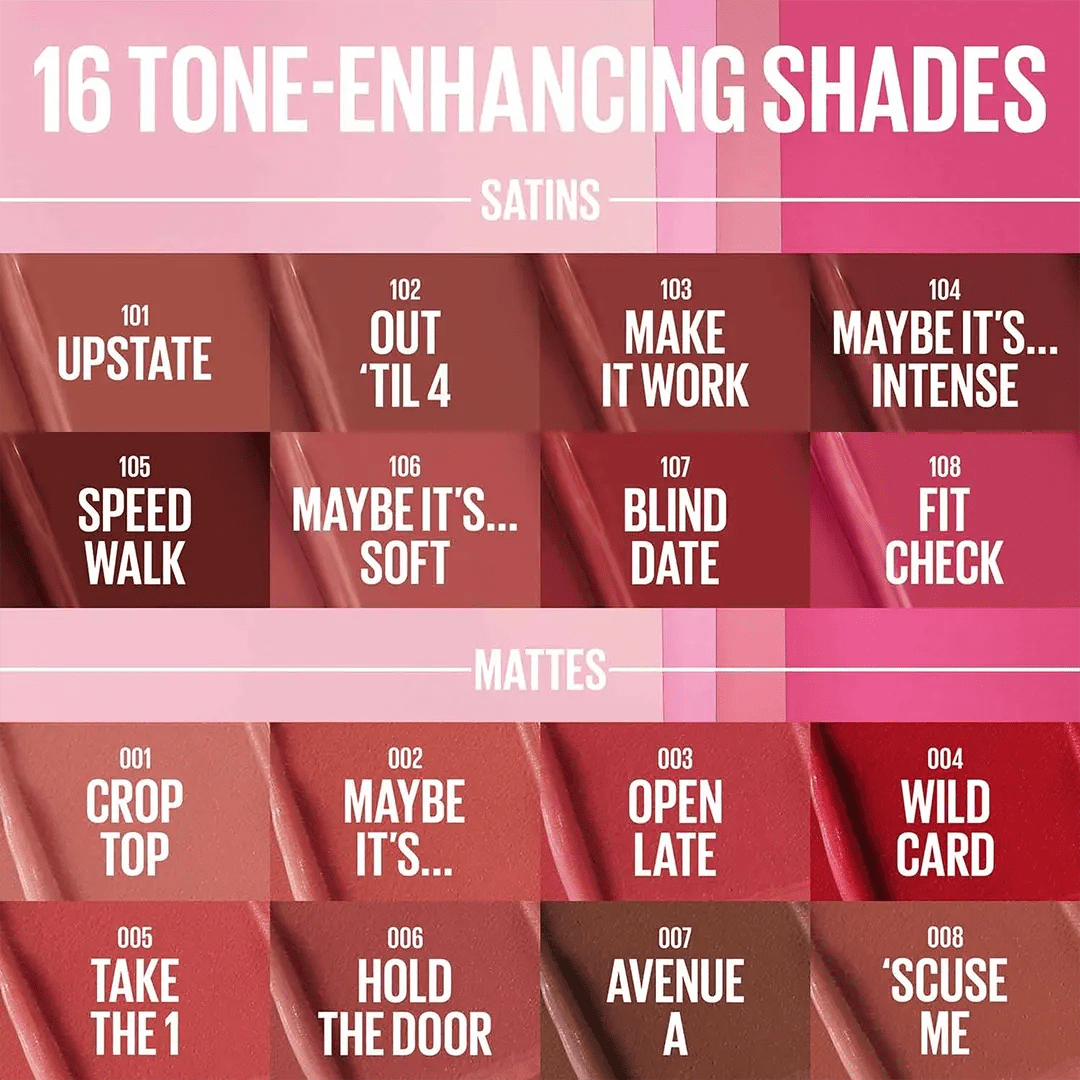 Maybelline Moisturizing Serum Matte Lipstick Lipstick - XOXO cosmetics