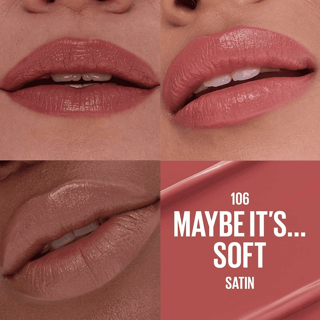 Maybelline Moisturizing Serum Satin Lipstick Lipstick - XOXO cosmetics