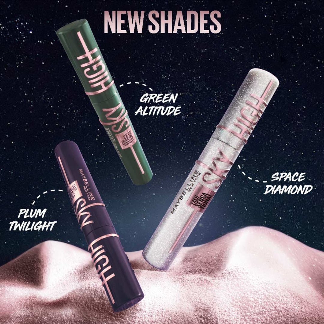 Maybelline New Lash Sensational Sky High Mascara - Green Altitude Mascara - XOXO cosmetics