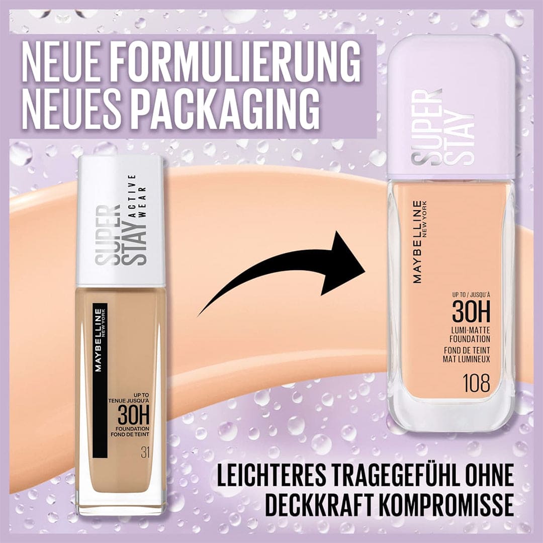 Maybelline Super Stay 30h Lumi-Matte Foundation Foundation - XOXO cosmetics