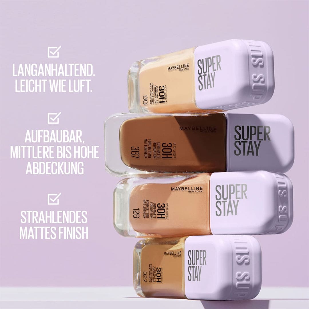 Maybelline Super Stay 30h Lumi-Matte Foundation Foundation - XOXO cosmetics