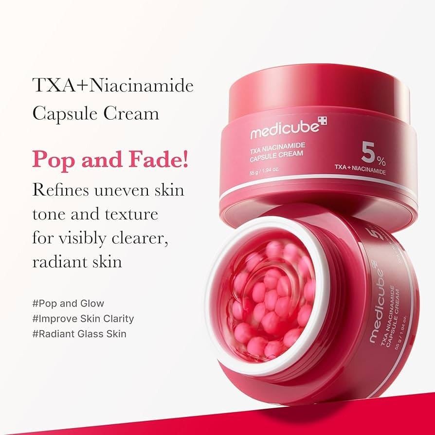 Medicube 5% TXA + Niacinamide Capsule Cream - 55g Moisturizer - XOXO cosmetics