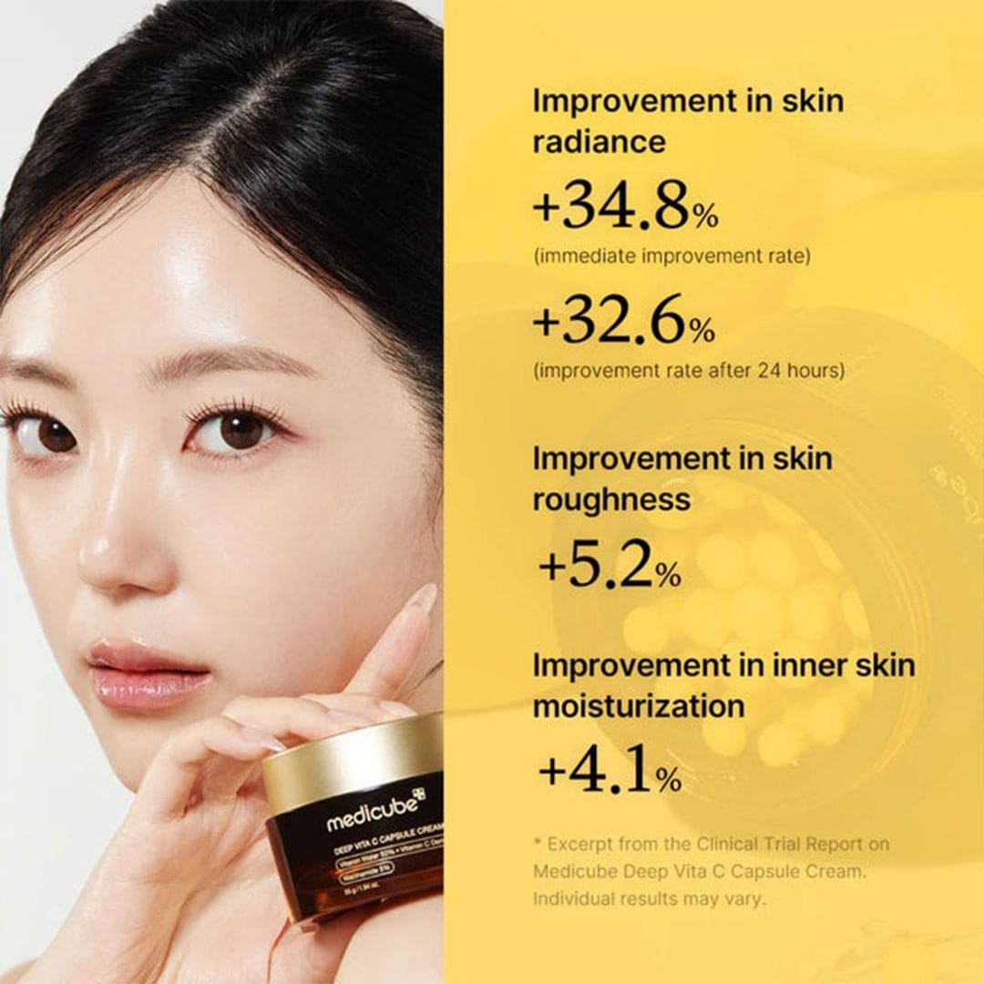 Medicube Deep VITA C Capsule Cream - 55g face moisturizer - XOXO cosmetics