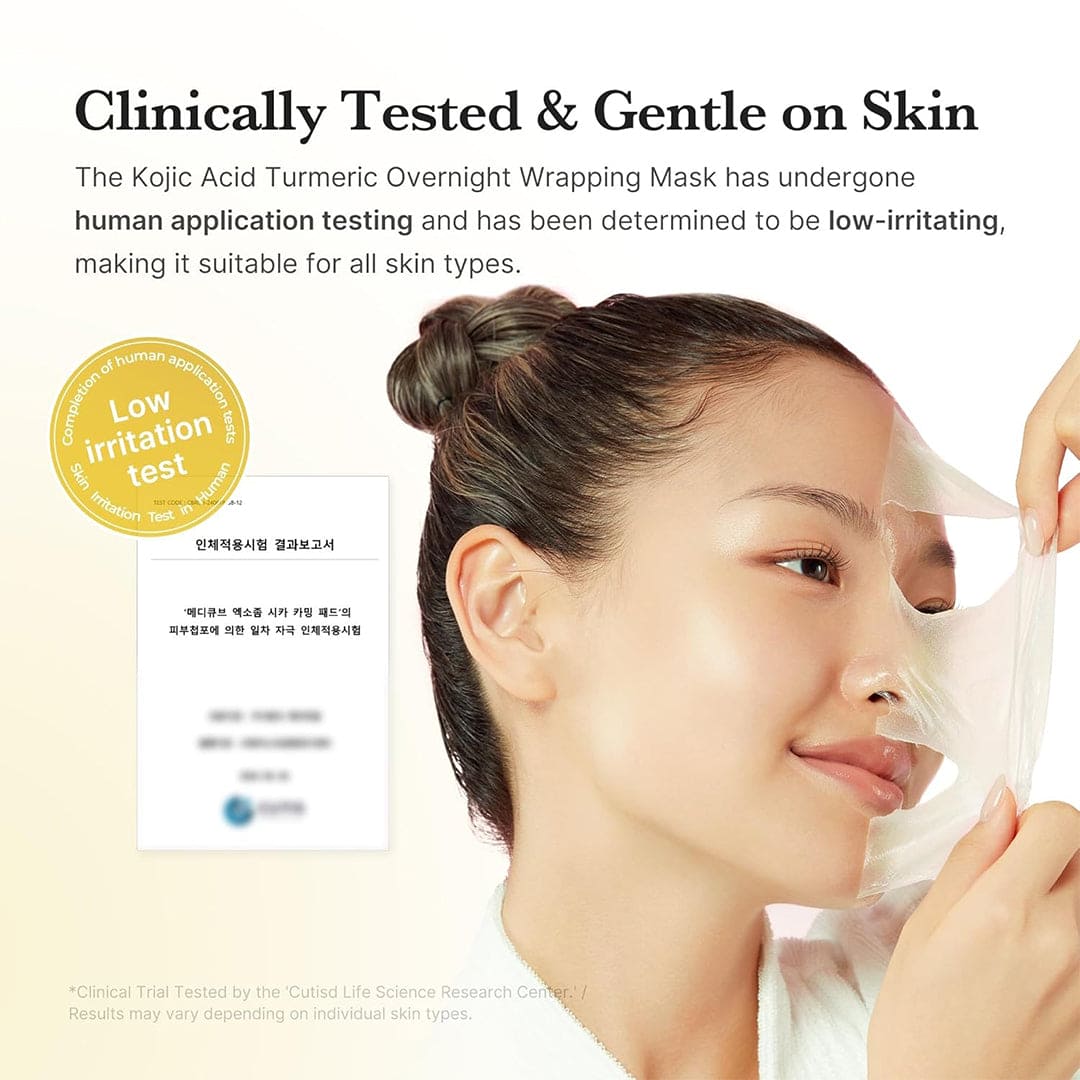 Medicube Kojic Acid Turmeric Night Wrapping Mask - 75ml Skin Care Masks & Peels - XOXO cosmetics