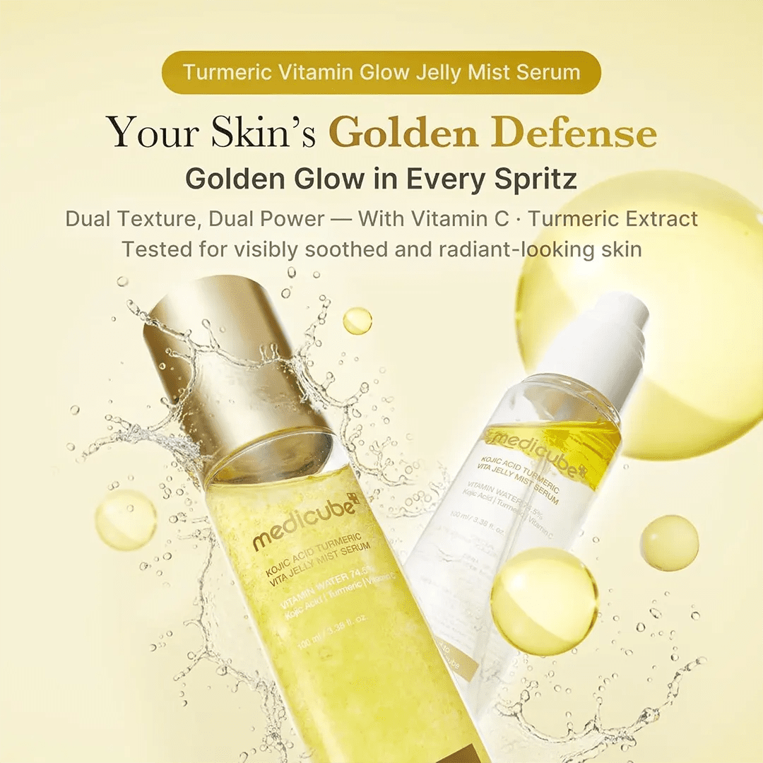 Medicube Kojic Acid Turmeric Vita Jelly Mist Serum - 100ml Face Serum - XOXO cosmetics
