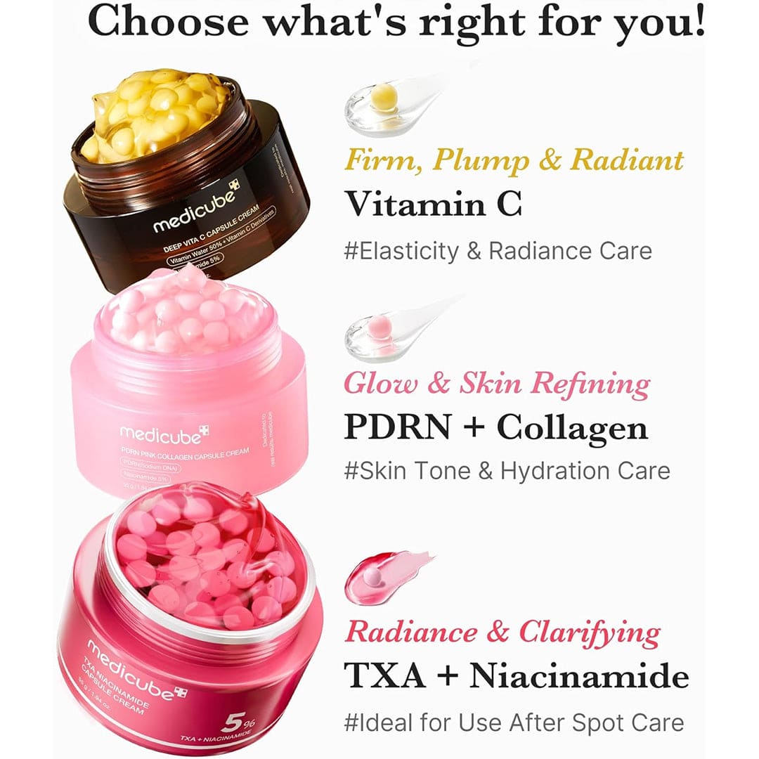 Medicube PDRN Pink Collagen Capsule Cream - 55g Anti Aging - XOXO cosmetics