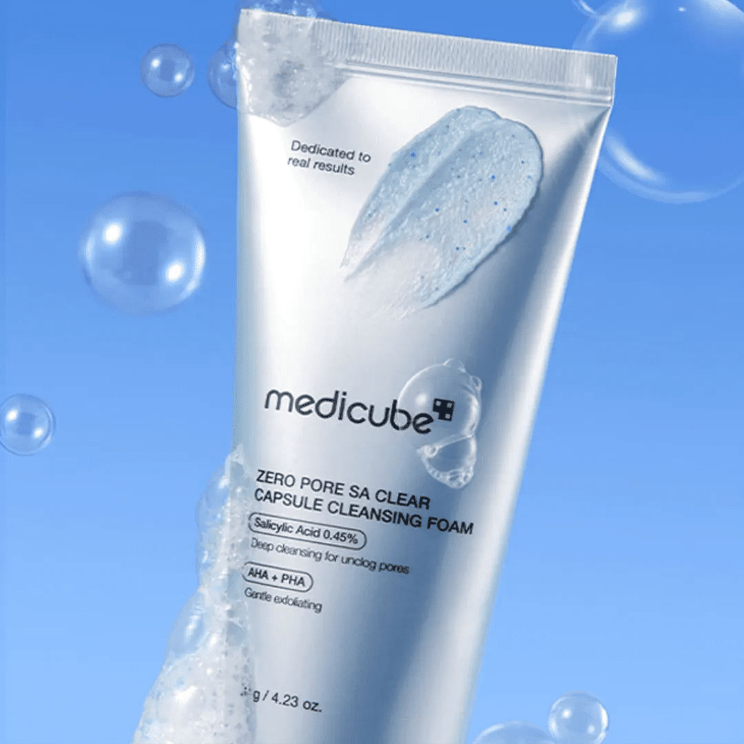 Medicube Zero Pore Sa Clear Capsule Cleansing Foam - 120g Cleanser - XOXO cosmetics
