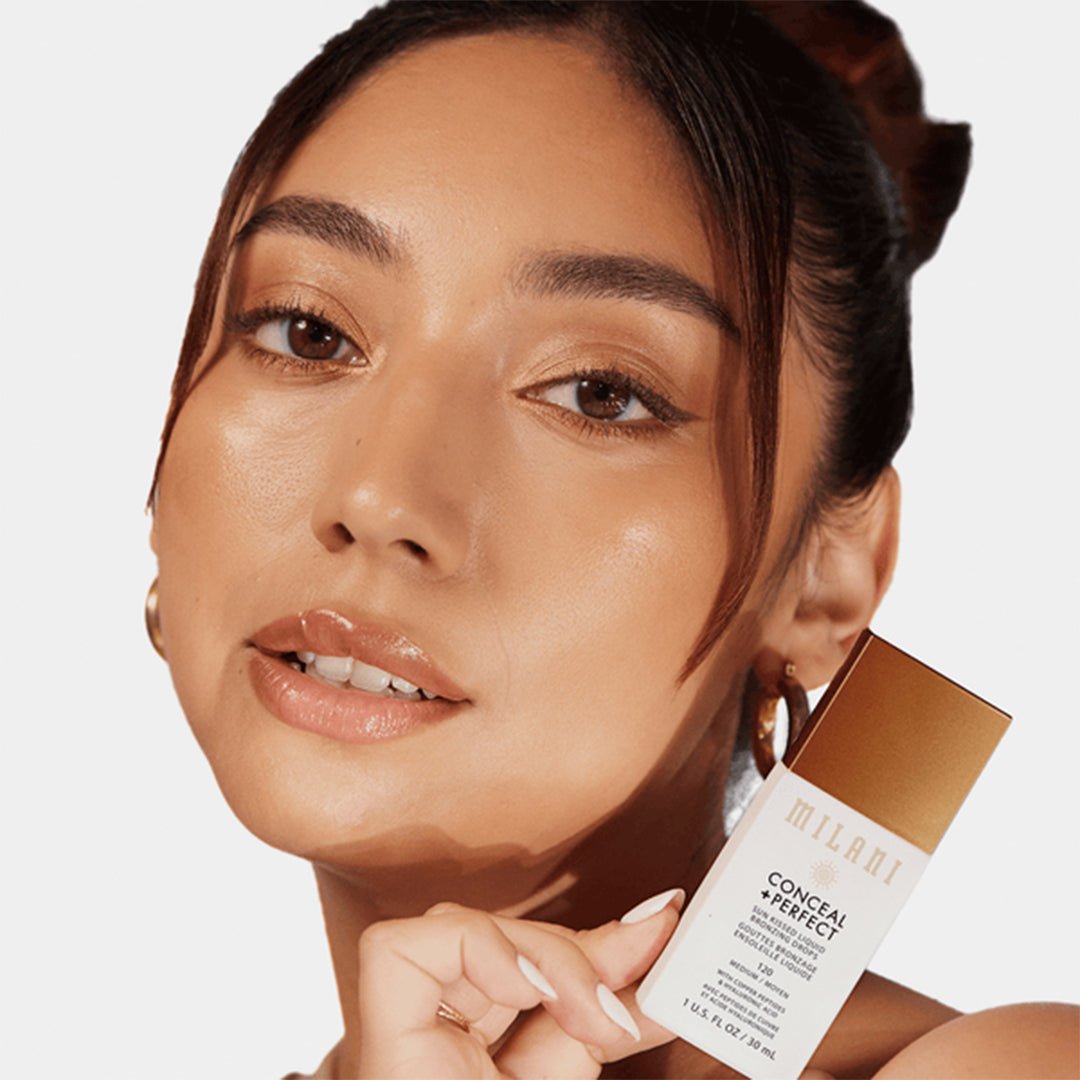 Milani Conceal + Perfect Sun Kissed Liquid Bronzing Drops Bronzer - XOXO cosmetics