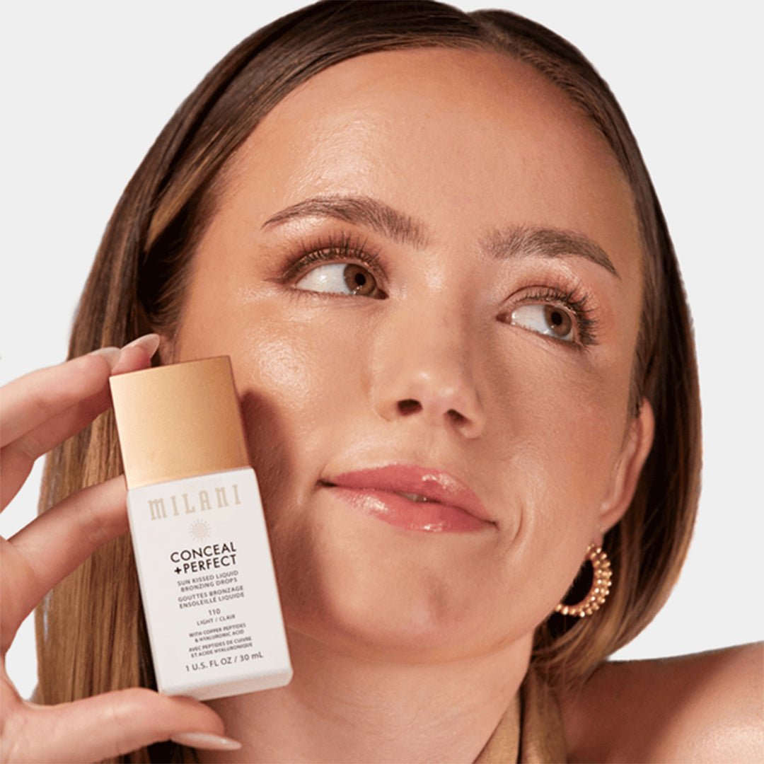 Milani Conceal + Perfect Sun Kissed Liquid Bronzing Drops Bronzer - XOXO cosmetics
