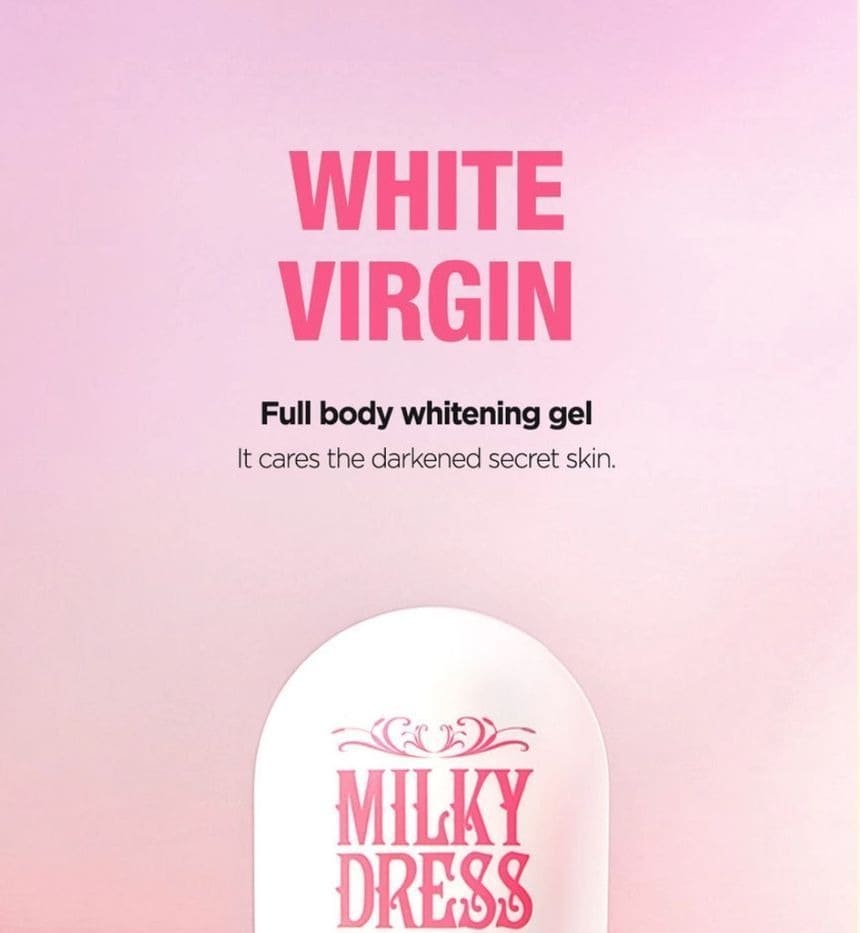 Milky Dress White Virgin - Wrinkle & Whitining Whitining Cream - XOXO cosmetics