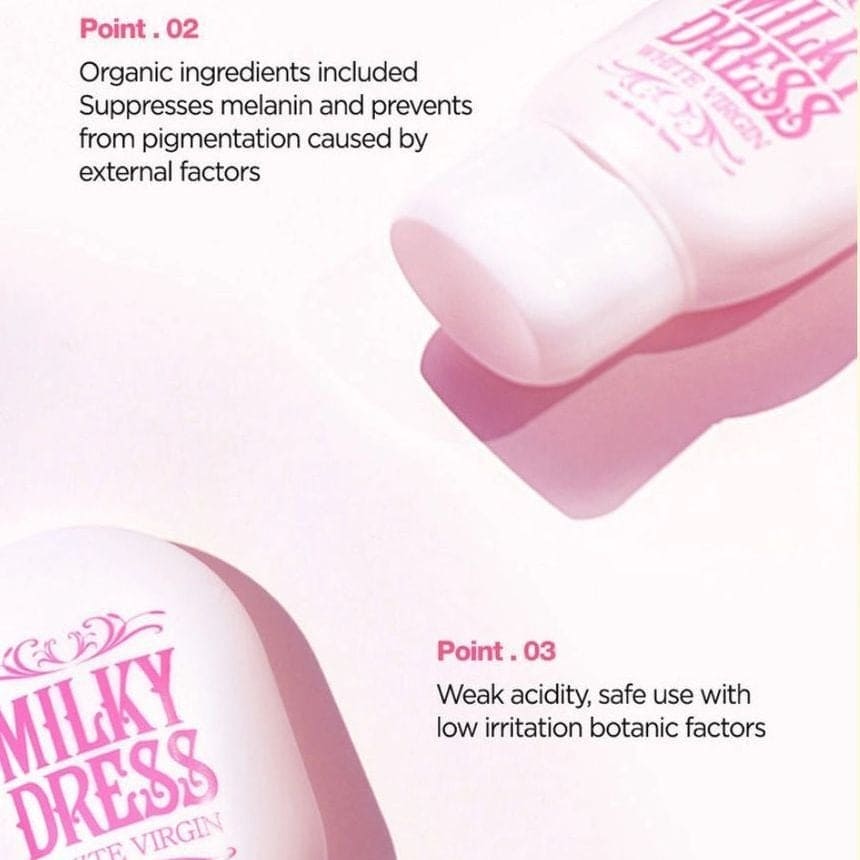 Milky Dress White Virgin - Wrinkle & Whitining Whitining Cream - XOXO cosmetics