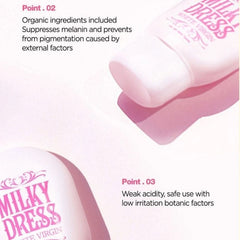 Milky Dress White Virgin - Wrinkle & Whitining Whitining Cream - XOXO cosmetics