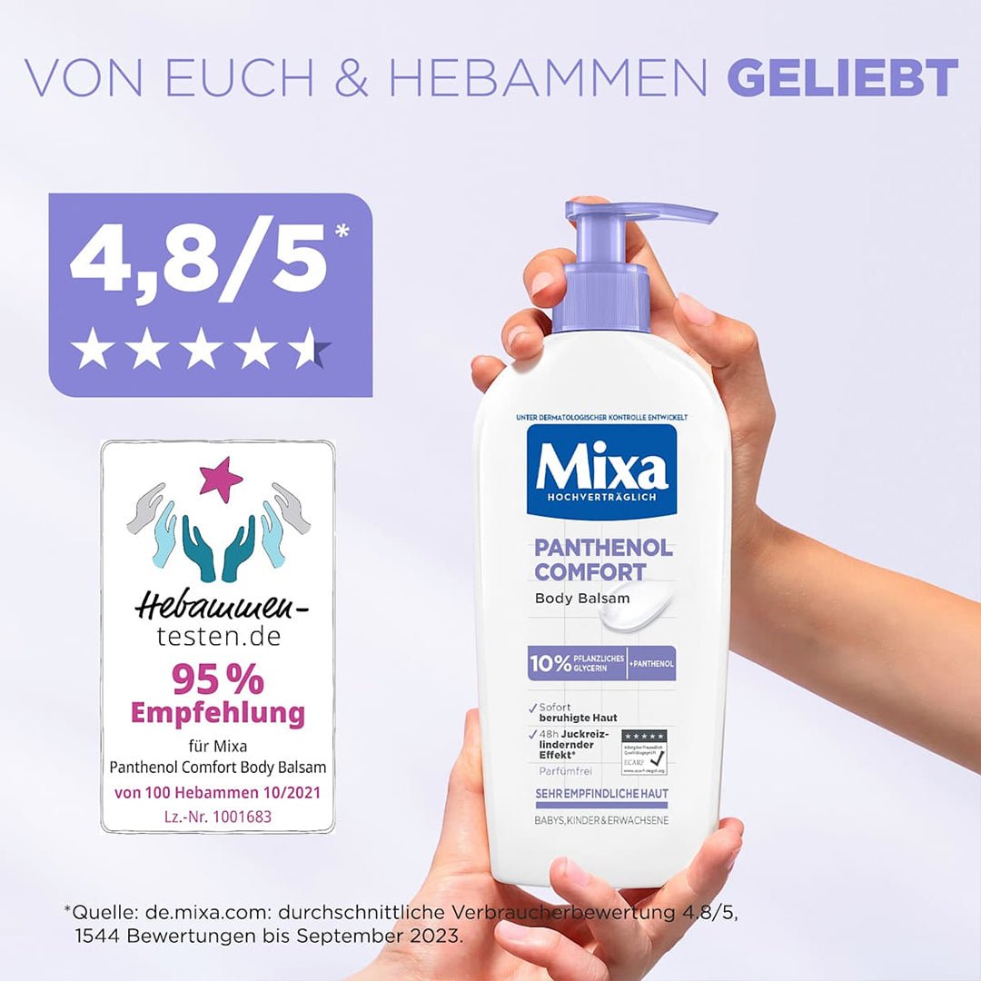 Mixa Panthenol Comfort Body Balsam - 250ml Body Lotion - XOXO cosmetics