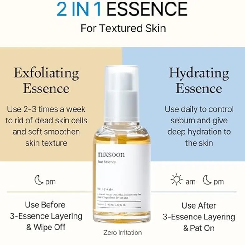 Mixsoon Bean Essence - 50ml Moisturizer - XOXO cosmetics