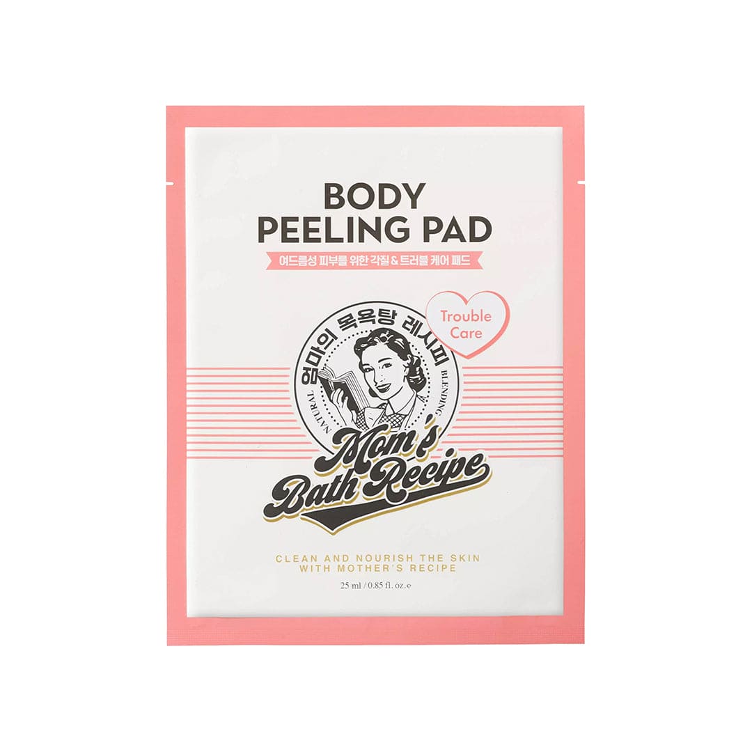 Mom's Bath Recipe Body Peeling Pad Trouble Care - 1pc Body Scrub - XOXO cosmetics