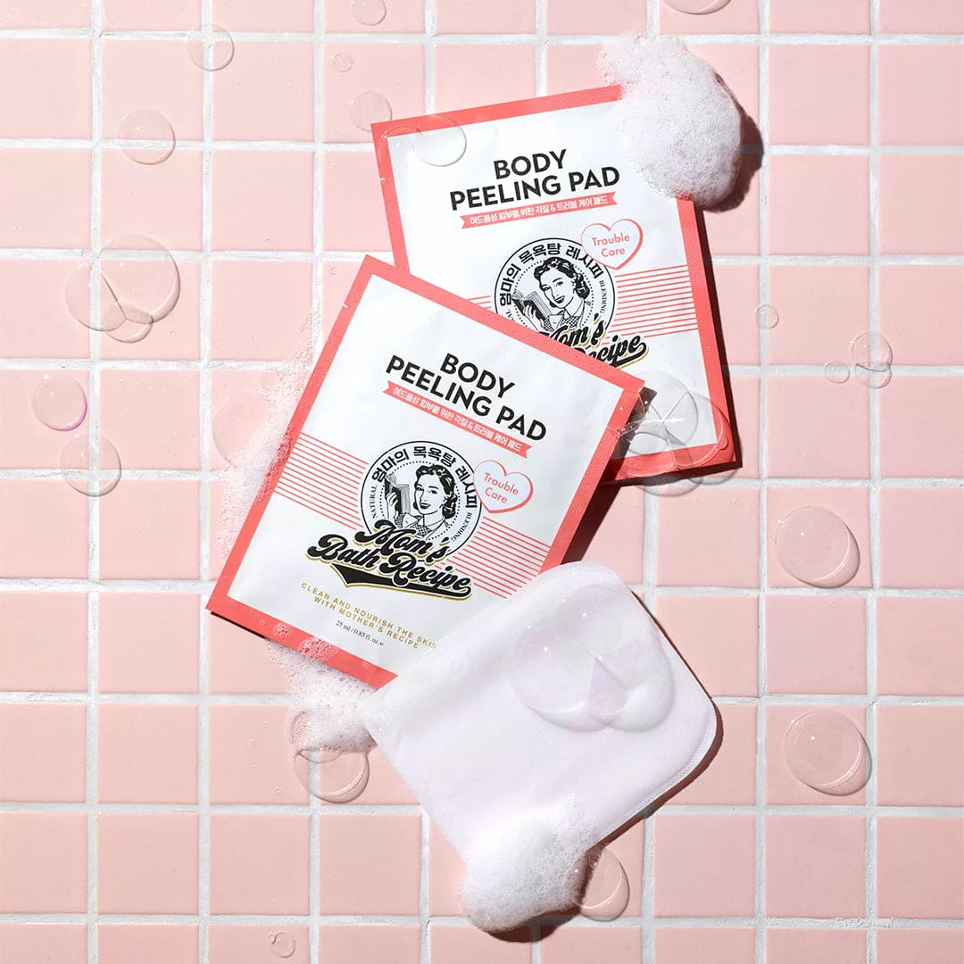 Mom's Bath Recipe Body Peeling Pad Trouble Care - 1pc Body Scrub - XOXO cosmetics
