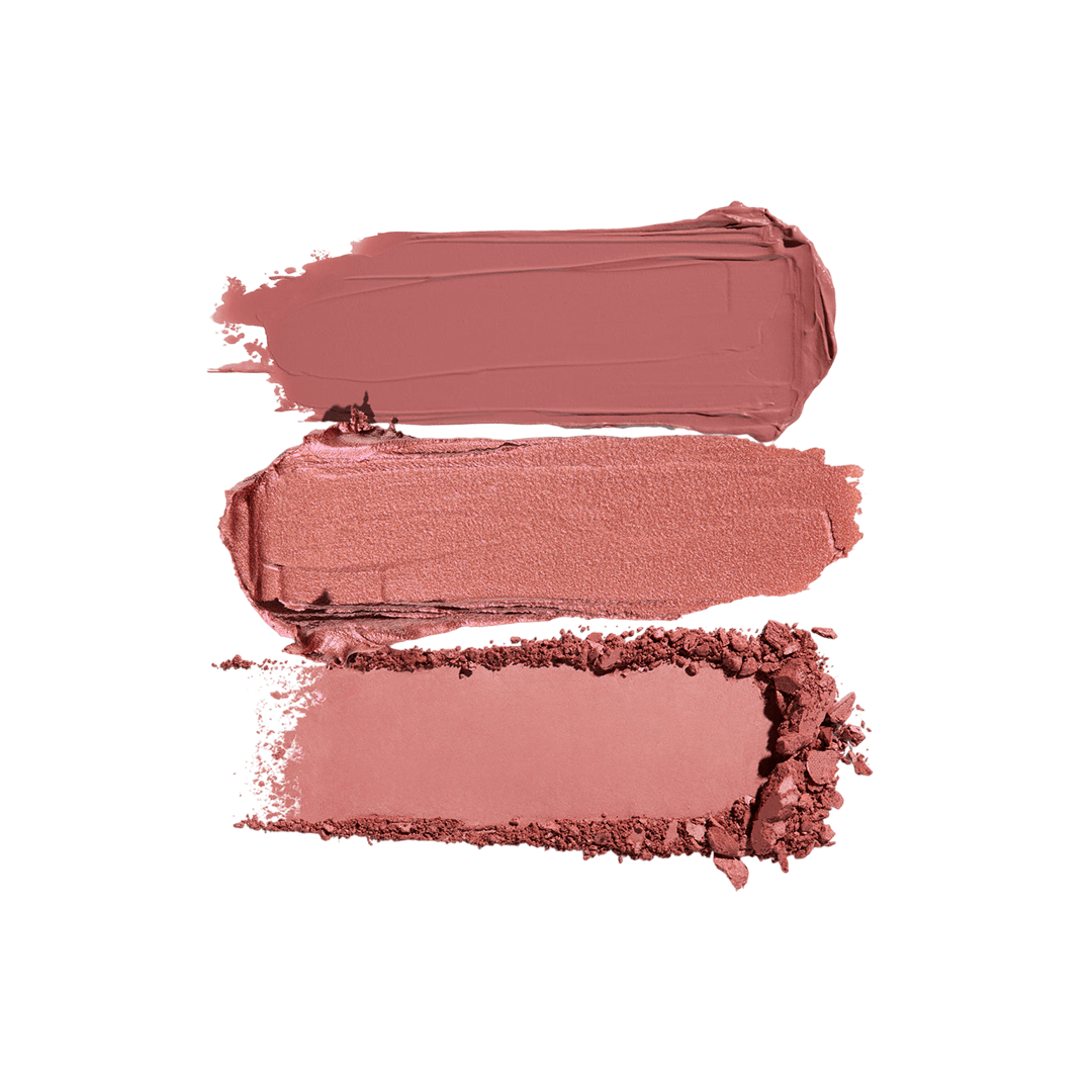 Morphe Cheek Thrills Multi-Finish Face Trio Face Palette - XOXO cosmetics