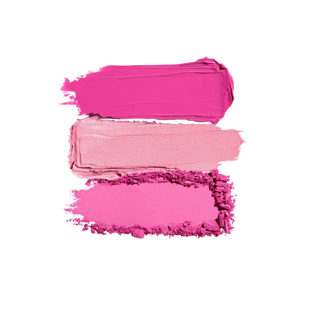 Morphe Cheek Thrills Multi-Finish Face Trio Face Palette - XOXO cosmetics