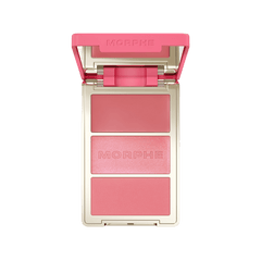 Morphe Cheek Thrills Multi-Finish Face Trio Face Palette - XOXO cosmetics